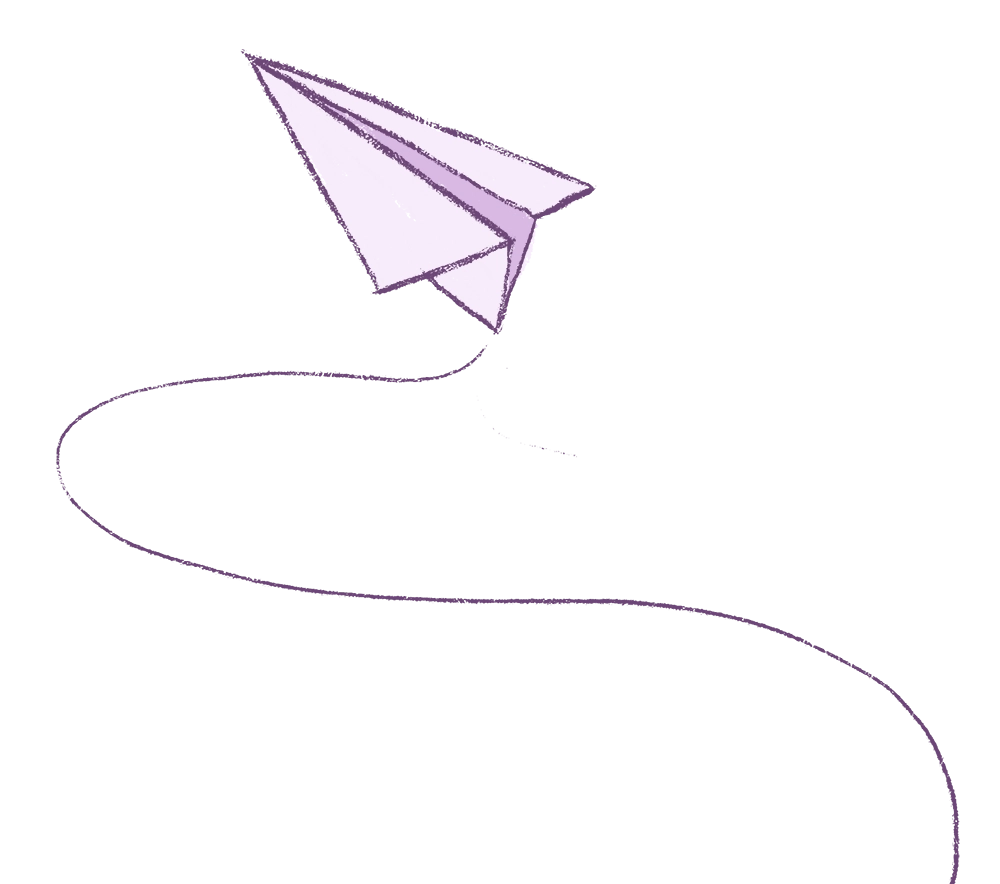 Letící papírová vlaštovka